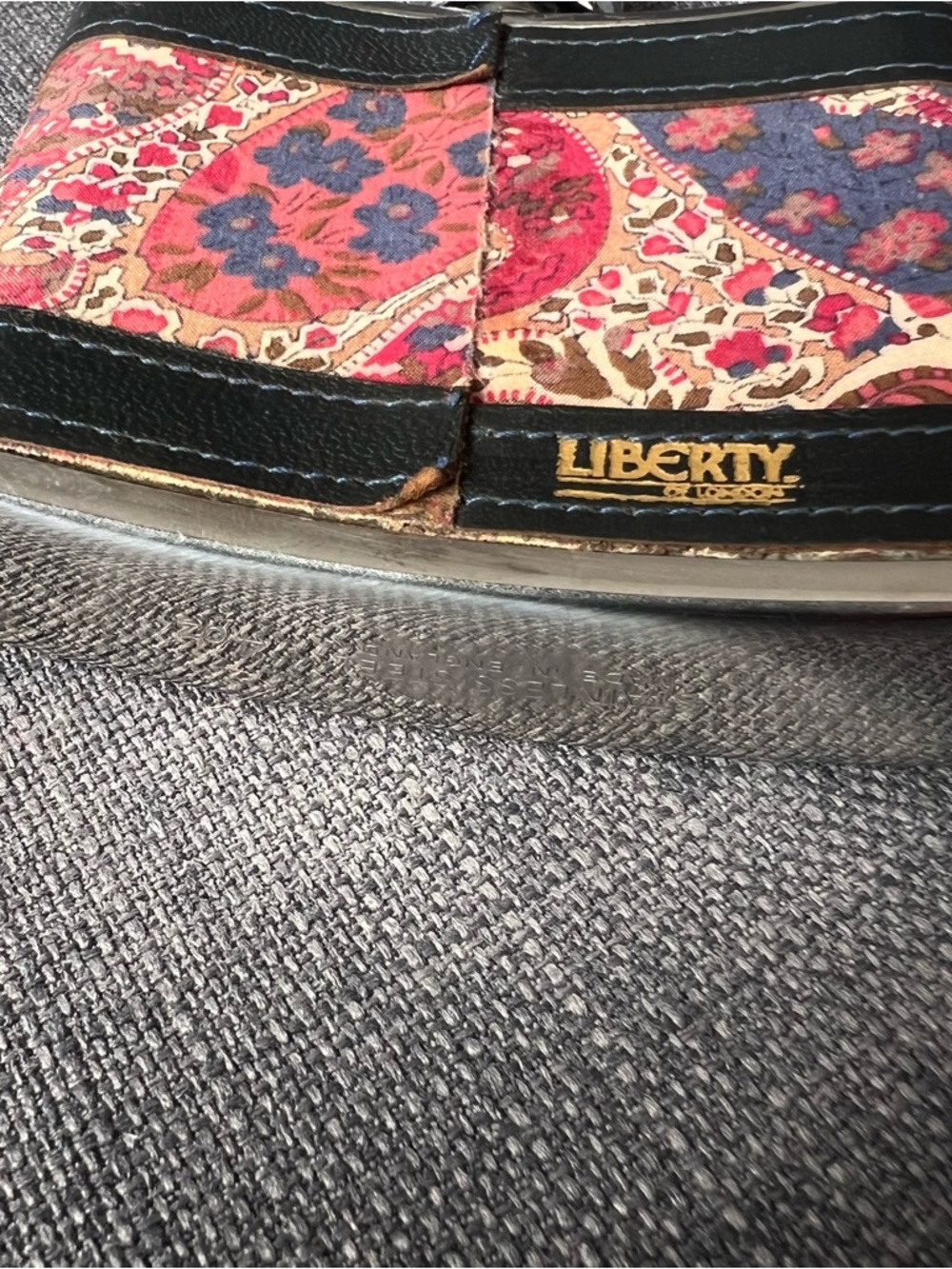 Liberty of London stainless Leather Hip Flask 4 ounce made in England vintage - Picture 4 of 12